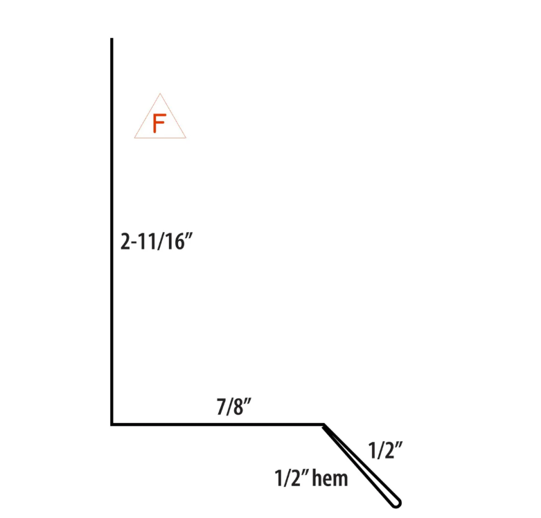 Load image into Gallery viewer, Metal Drip Edge Flashing