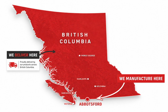 Manufactured Locally in British Columbia